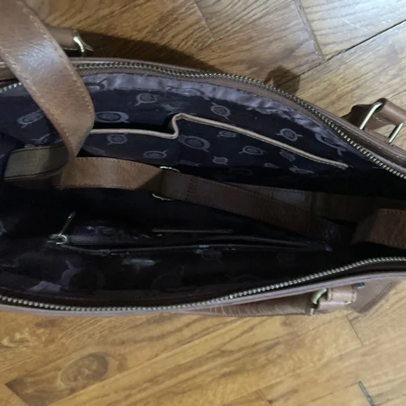 Eva leather satchel by Born - Picture 4 of 9